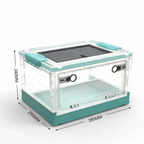 Terrarium pour escargots – Plastic clair humide