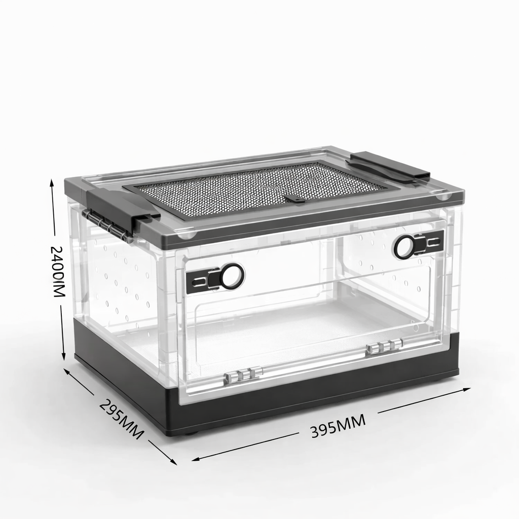 Terrarium pour escargots – Plastic clair humide