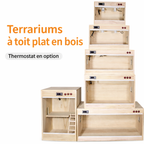 Terrarium pour escargots – Bois humide naturel