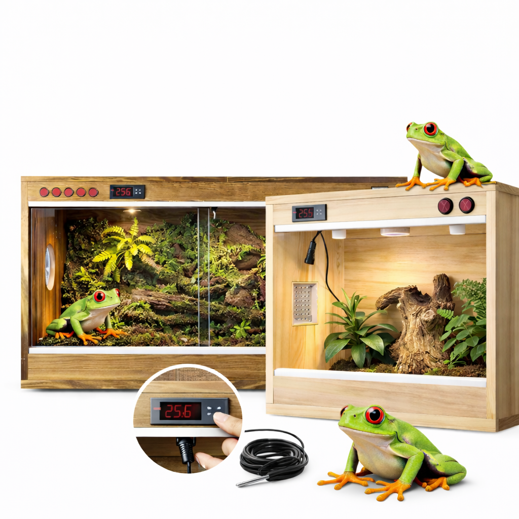 Terrarium pour grenouilles – Bois tropical tempéré