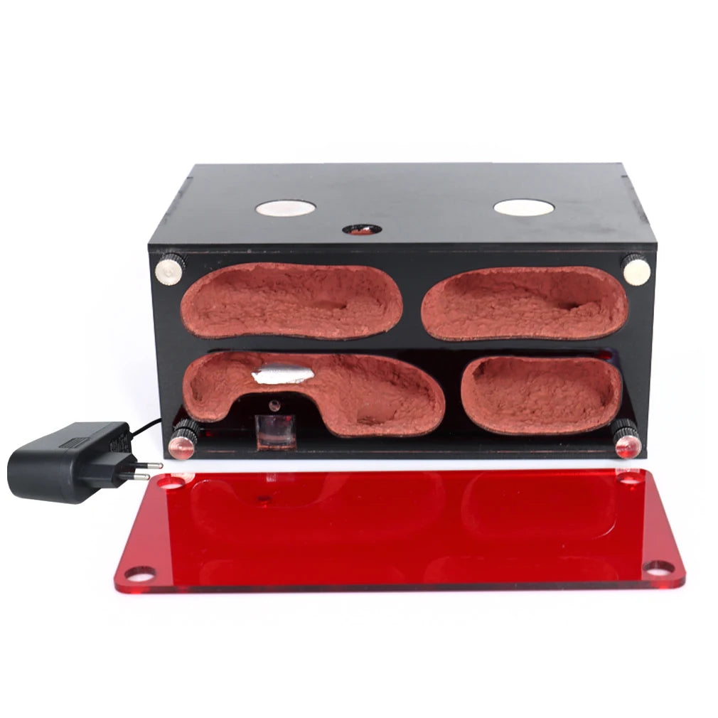 Terrarium pour fourmis – Acrylique rouge naturel