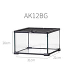 Terrarium pour tortues – Verre spacieux humide