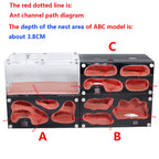 Terrarium pour fourmis – Acrylique rouge naturel