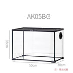 Terrarium pour gecko à crête – Verre vertical naturel