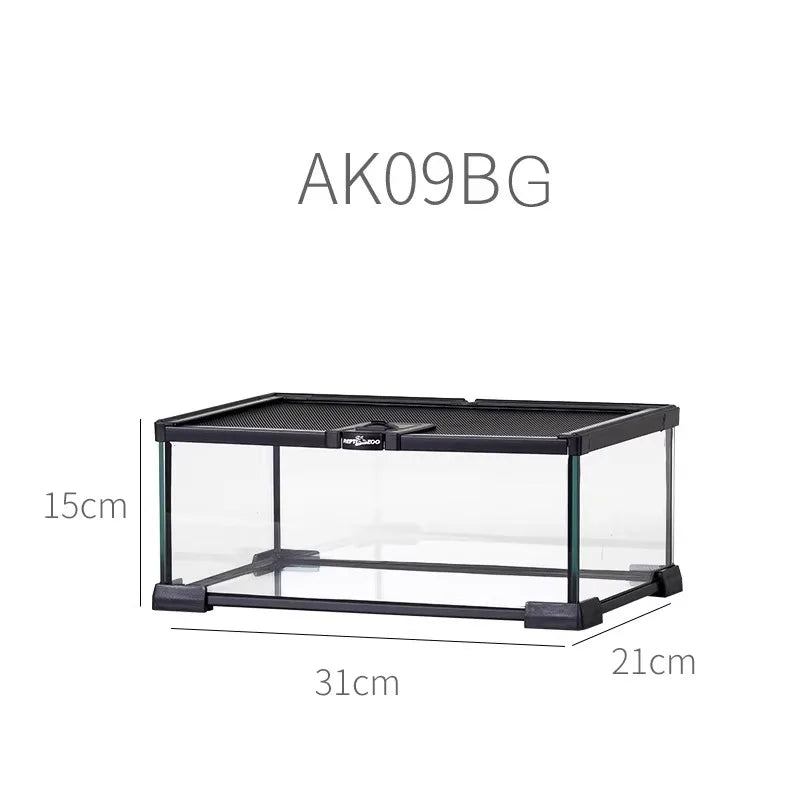 Terrarium pour tortues – Verre spacieux humide