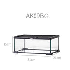 Terrarium pour gecko à crête – Verre vertical naturel