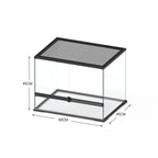 Terrarium pour serpents – Verre ventilé sécurisé